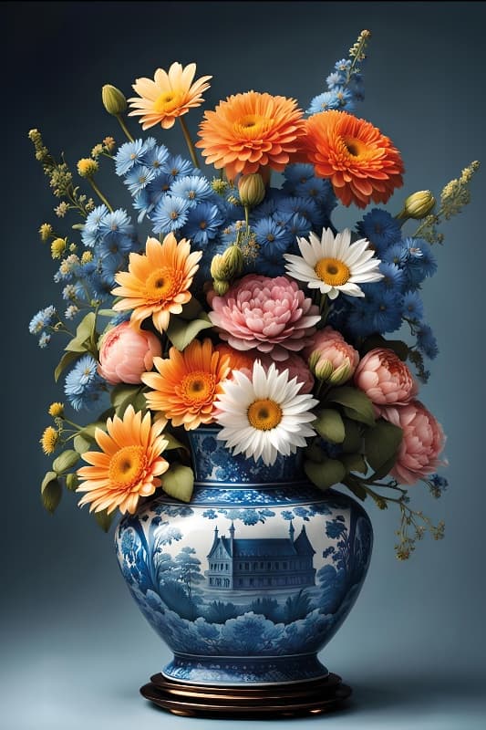 Dutch Blue & Marigold