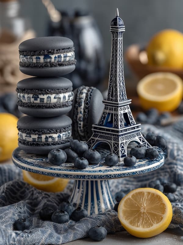 Parisian Blueberry Still Life