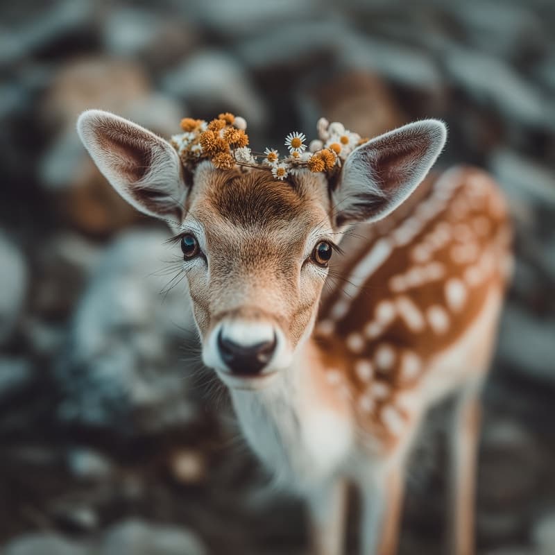 Fawn's Floral Crown