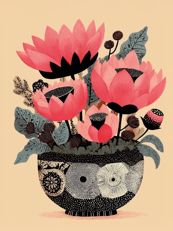 Modern Folk Floral